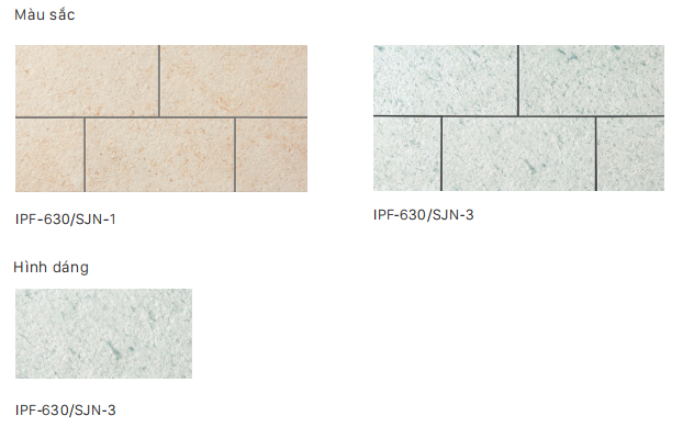Bảng màu Gạch STONE J