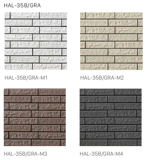 Bảng màu gạch HAL-35B/GRA