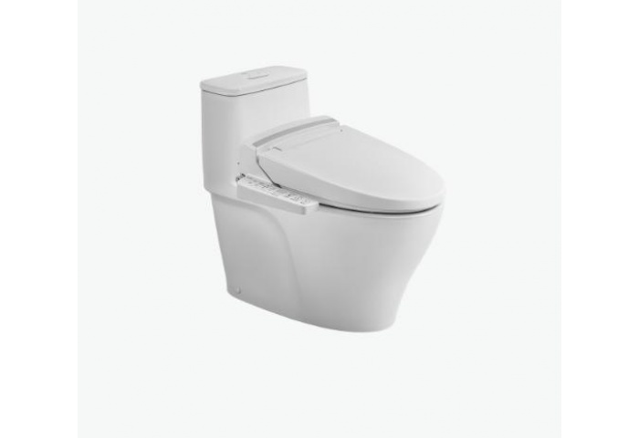 Bồn Cầu 1 Khối Kết Hợp Nắp Rửa Điện Tử AC-989+CW-KB22AVN