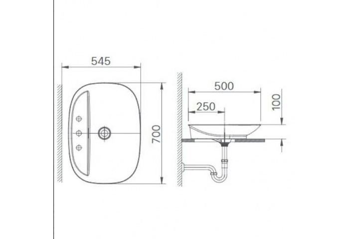 Chậu Rửa Đặt Bàn INAX AL-S640V