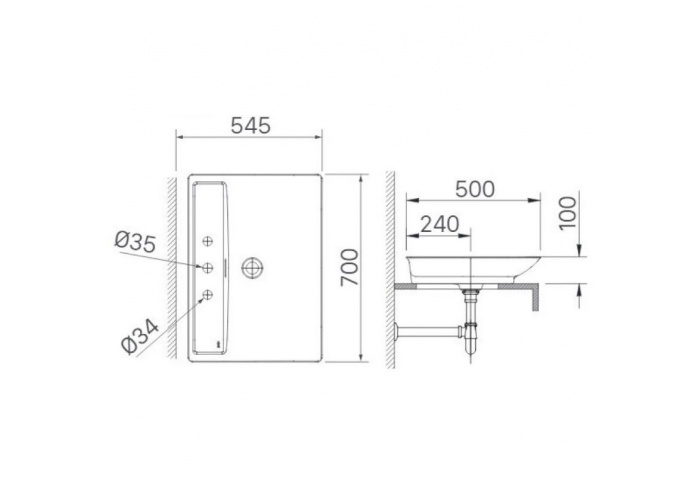 Chậu Rửa Đặt Bàn INAX AL-S630V